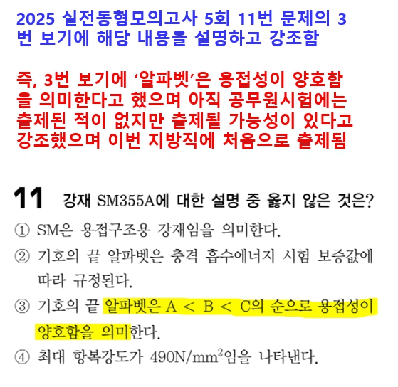 2025 실전동형모의고사 5회 11번
